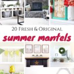 Summer Mantel Decor Ideas