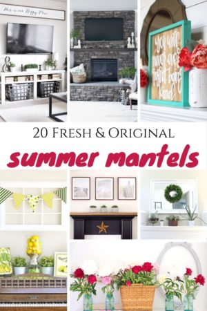 Summer Mantel Decor Ideas | Blog | Style and Living Profile